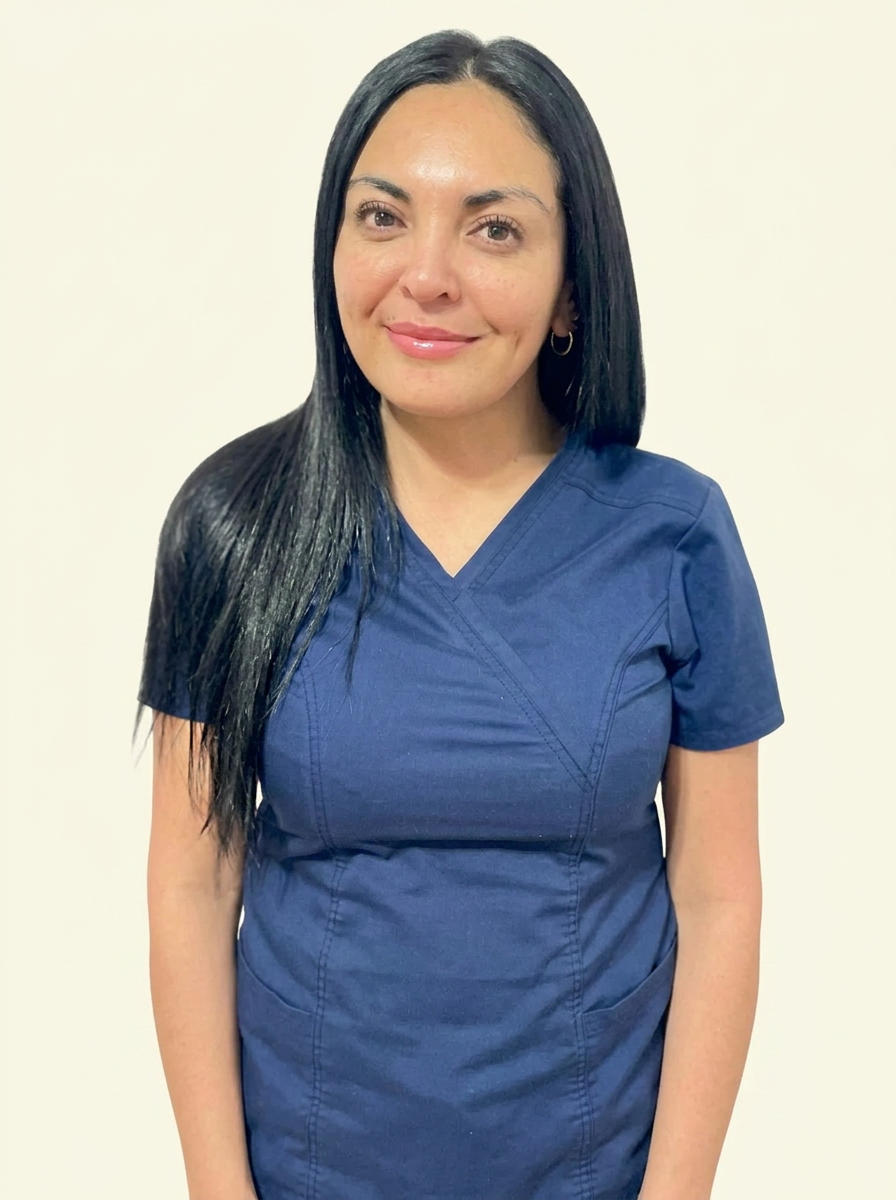 Foto de Zinnia Tapia R., Enfermera